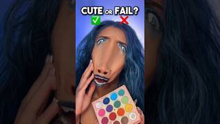 CUTE ✅ or FAIL ❌ KERMIE Filter Makeup Challenge 🐶🤣 [upl. by Burrows]