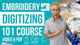 Embroidery Digitizing 101 🎓  Essentials EVERY Embroiderer Should Know 🧵  Master Your Software [upl. by Regni]