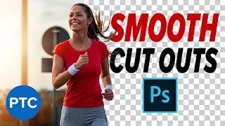 Photoshop How To Make SMOOTH CUT OUTS Remove Backgrounds with Vector Masks [upl. by Yeldarb738]