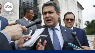 Former Honduran president convicted [upl. by Nnyleitak685]