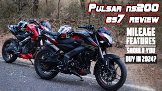 2024 Pulsar Ns200 Bs7 Full Ride Review  Still Better Than Mt15 Duke 200 Apache [upl. by Jacques955]