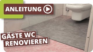 WC Renovierung mit Klick Vinyl [upl. by Nihsfa390]