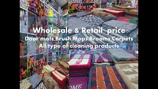 Wholesale price cleaning items amp doormats cheapest price in chennai  wholesale mops in sowcarpet [upl. by Alis990]