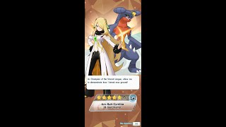 Pokemon Masters EX Arc Suit Cynthia amp Garchomp Pulls [upl. by Morvin]