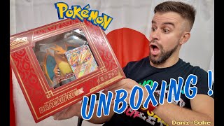 UNBOXING Pokémon Coffret SUPER PREMIUM DRACAUFEU EX [upl. by Eladnor]