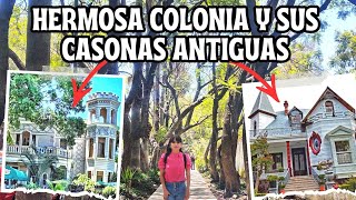 Recorriendo la COLONIA AMERICANA y sus CASONAS ANTIGUAS 🏛️ En Guadalajara México casonas [upl. by Nicholle]