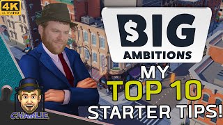 My TOP 10 TIPS To Get Started Right Big Ambitions Guide  Big Ambitions Early Access [upl. by Romney]