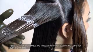 Brazilian Keratin Application Process FULL Version [upl. by Alyl]