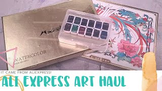 It Came From AliExpress AliExpress Watercolor Supply Haul [upl. by Paviour]