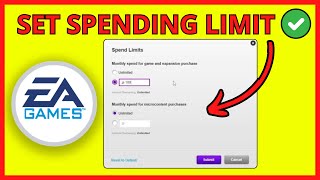 How To Add A Spending Limit To EA Games Account [upl. by Sage474]