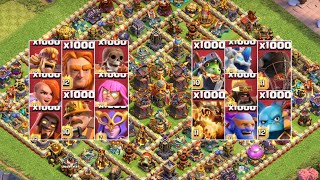 Max Defenses vs Unlimited Super Troops 🔥 Epic Clash of Magic Private Server Battle [upl. by Nylirej2]