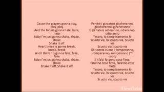 Shake It Off  lyrics e traduzione italiana [upl. by Adria182]