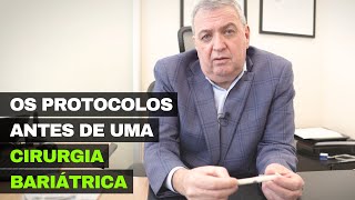 Os protocolos antes de uma CIRURGIA BARIÁTRICA [upl. by Ymmot]