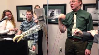 Myoelectric Prosthetic Arm Demonstration [upl. by Jeannette958]