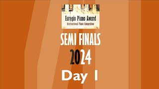 Euregio Piano Award 2024  Semi Finals Day 1  MORNING SESSION [upl. by Daryl]