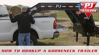 How to Hook Up a Gooseneck Trailer [upl. by Etienne]