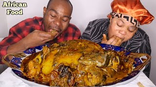 AFRICAN FOOD MUKBANG [upl. by Allista384]