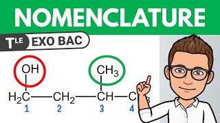 NOMENCLATURE chimie organique 🎯 Exercice BAC Chimie [upl. by Jaynes]