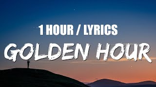 JVKE  Golden Hour 1 HOUR LOOP Lyrics [upl. by Adkins]