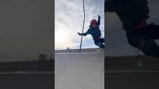 Just lovin the angle here… skateboarding 6yearsold [upl. by Melentha772]