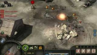 company of heroes gameplay on Intel Pentium Dual Core 26 Ghz  9500GT 1Gb ddr3 [upl. by Marlen631]