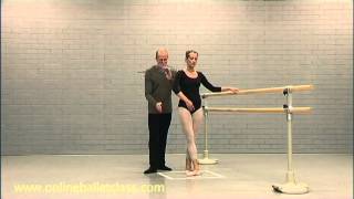 Ballet Lessons  Ronds de jambe en lair [upl. by Bartram]