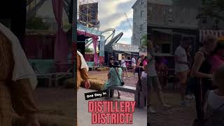 One Day in Distillery District  Dancing Fun in Toronto [upl. by Arebma]