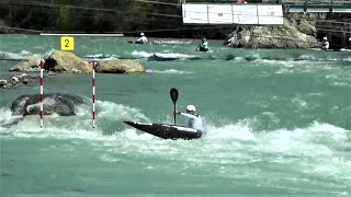 Coupe de France N1 2024 kayak slalom à LArgentièrelaBessée samedi [upl. by Einaffit]