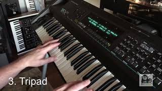 Ensoniq VFXSD  Demo  Polyphonic Aftertouch  Sounds Only [upl. by Orman]