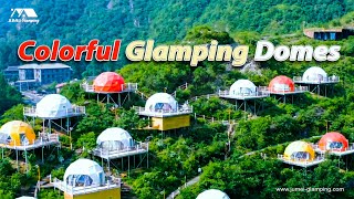 Colorful Glamping Domes [upl. by Pamella]