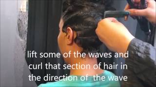 Soft finger wave tutorial [upl. by Sinaj]