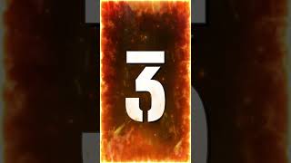 Countdown 10 to 0  Firy Countdown Timer  Sound Effects  No Copyright  Shorts [upl. by Cas]