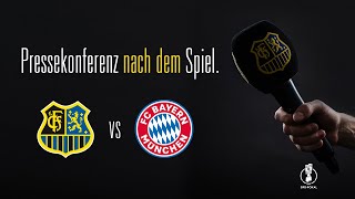 1 FC Saarbrücken  FC Bayern München  Pressekonferenz nach dem Spiel DFBPokal 2324 [upl. by Calan]