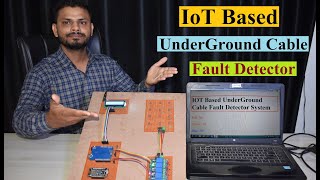 IoT Based UnderGround Cable Fault DetectorLocator Using Webpage Low Budget Electrical Project [upl. by Lierbag]