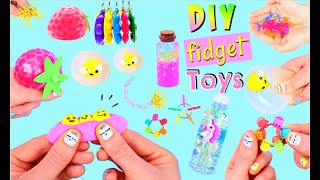 7 DIY FIDGET TOYS IDEAS  Viral TikTok Fidget Toys Videos  Emoji POP IT Toy and more [upl. by Herc]