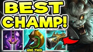 RENGAR TOP IS STRONG THIS PATCH UNSTOPPABLE  S11 RENGAR TOP GAMEPLAY Season 11 Rengar Guide [upl. by Joris150]