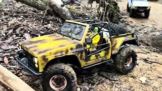 110 Scale RC Car CrossRC XT4 Driving on nature part 1 rc rccar crossrc offroad rccrawler 4x4 [upl. by Balbur]