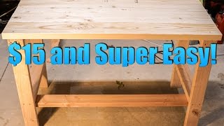 Build a Super CHEAP and EASY DIY Desk [upl. by Tania]