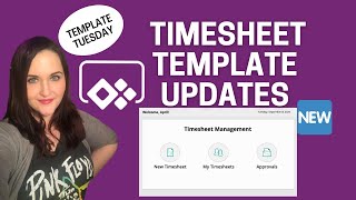 Timesheet Power Apps Template Updates [upl. by Britni766]