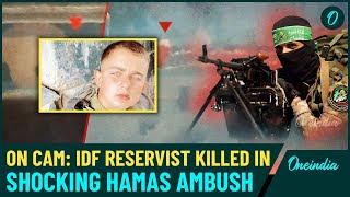 VIDEO Hamas Sniper ‘Bleeds’ Israeli Forces Deadly Ambush Claims Life of 21YearOld IDF Reservist [upl. by Kiersten473]