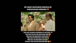 superstar rajinikanth in Nayanthara  vigneshshivan wedding 😍❤️ thalaivar kollywood trending [upl. by Itnahs]