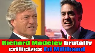 GMBs Richard Madeley slams Ed Miliband with brutal Trump criticism [upl. by Tak]