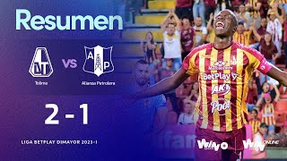 Tolima vs Alianza Petrolera resumen y goles  Liga BetPlay Dimayor 2023I  Fecha 18 [upl. by Lenoel487]