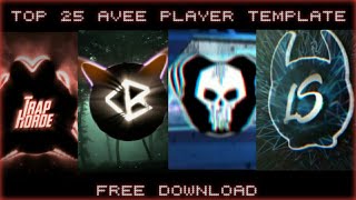 Top 25 Avee Player Templates 2021 Part 2 Download Via Gdrive [upl. by Ardnikal82]