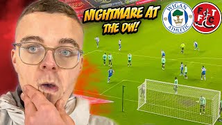 MIDWEEK NIGHTMARE AT THE DW WIGAN VS FLEETWOOD VLOG [upl. by Ymassej103]