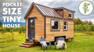 Beautiful ULTRA SMALL 16ft Tiny House Tour [upl. by Leihcey]