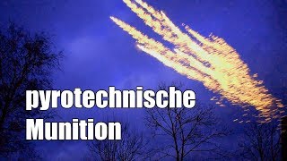 Pyrotechnische Munition für Schreckschusswaffen  kleine Demonstration [upl. by Emiaj926]