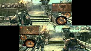 Resident Evil 5 PC SplitScreen COOP PL [upl. by Maxama372]