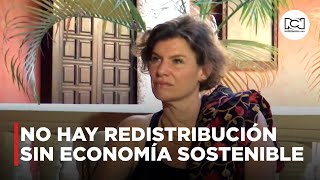 quotNo hay redistribución sin economía sosteniblequot Mariana Mazzucato en Noticias RCN [upl. by Llirret916]