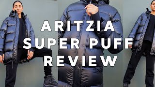 ARITZIA TNA SUPER PUFF REVIEW  Worth the  Quality Fit [upl. by Ekram69]